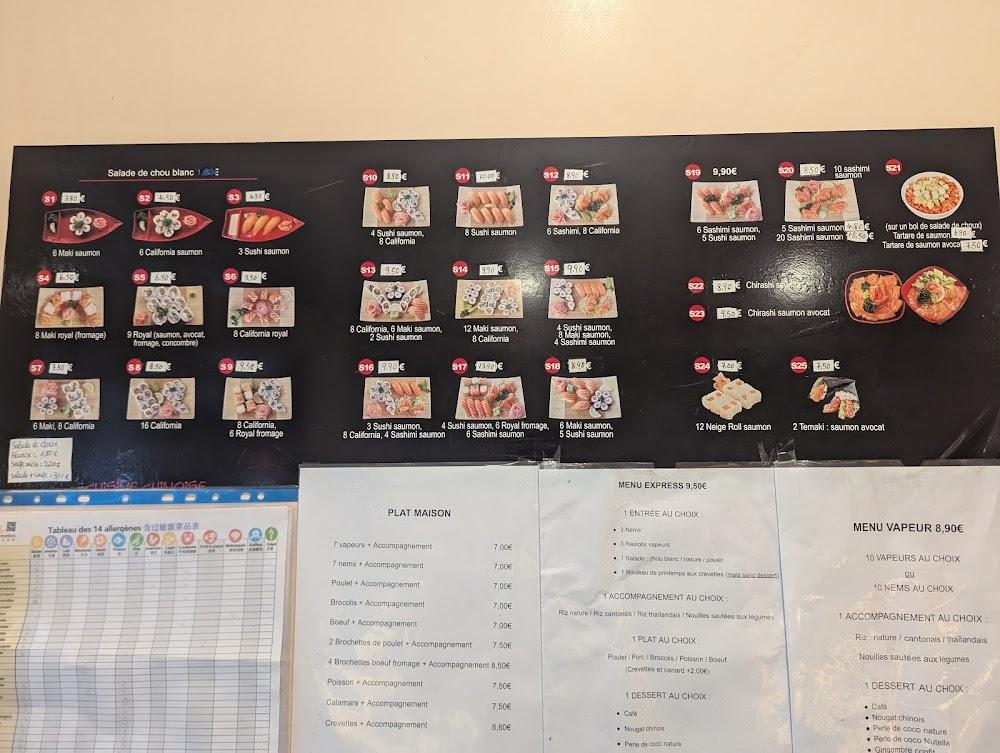 Aux Bonheurs - Menu Image 1